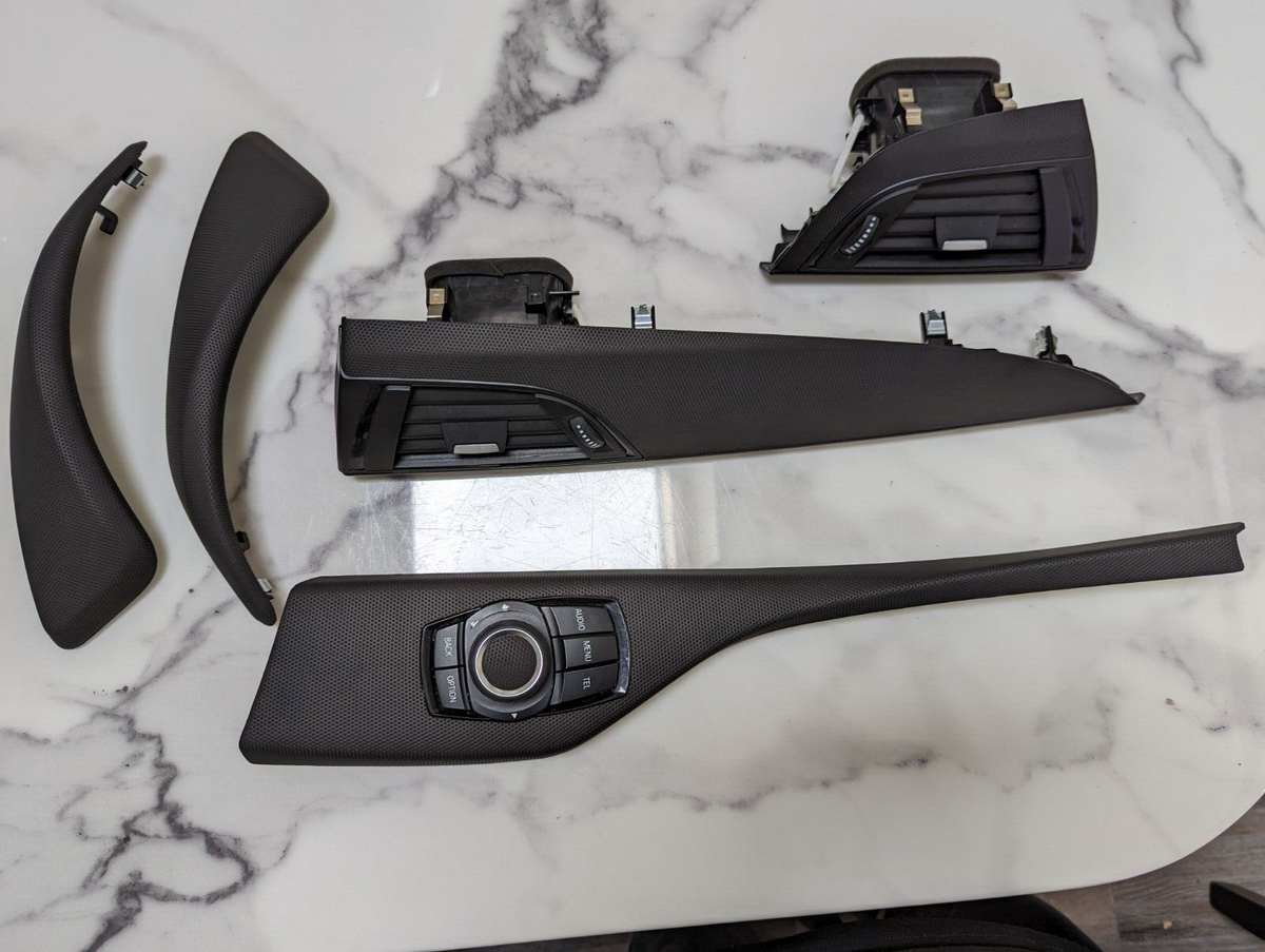 BMW 1 2 Series F20 F22 Interior Dashboard Trim Matrix Black - Exchange Service