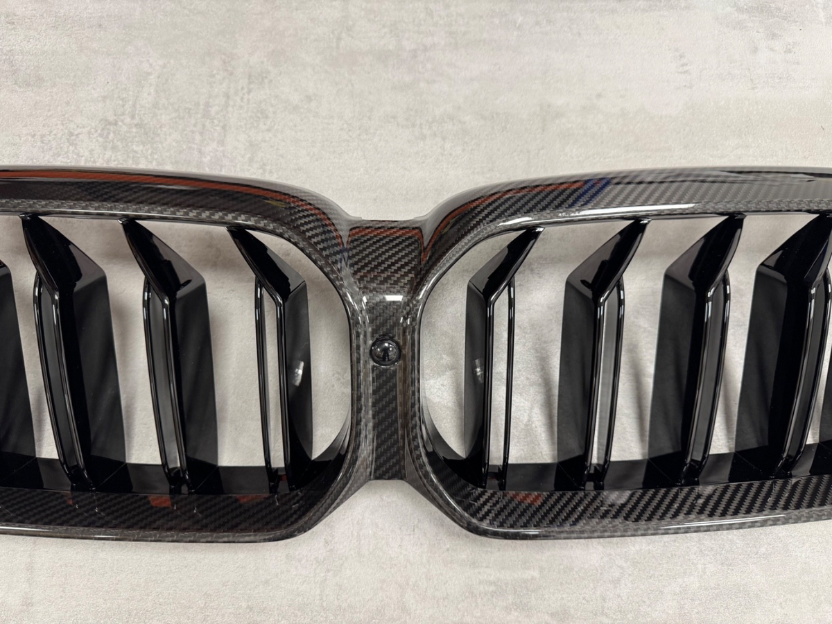 BMW 5 Series G30 G31 F90 M5 Dry Carbon Fibre Dual Slat Kidney Grilles 2021+