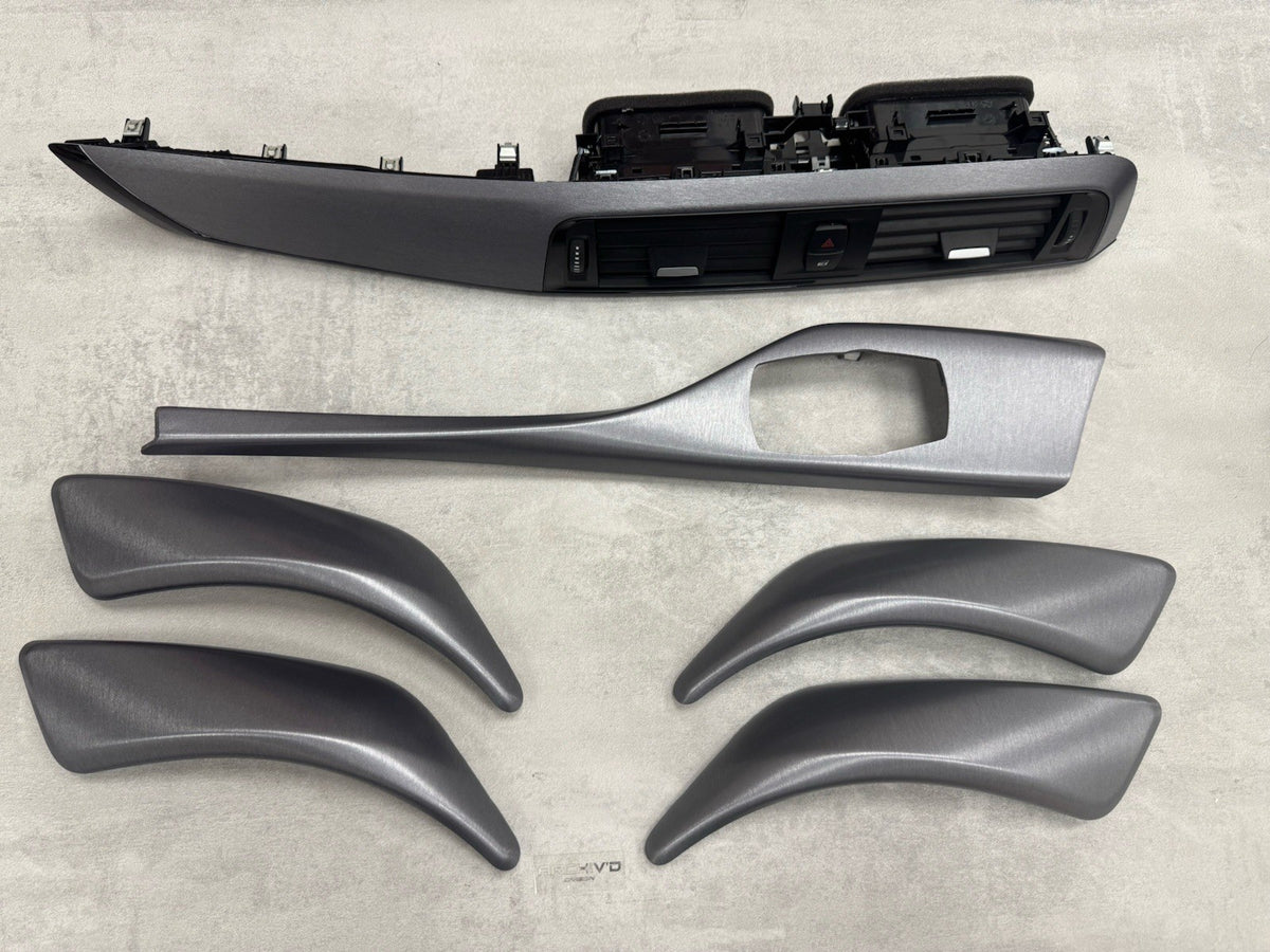 BMW 1 2 3 Series F20 F30 Interior Dashboard Trim Matrix Black - Wrapping Service