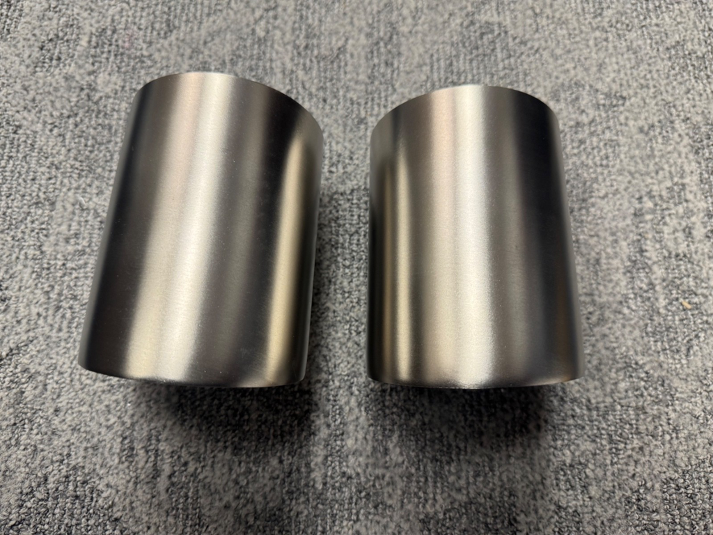 Stainless Steel Matt Brushed Exhaust Tips BMW M135i M140i M235i M240i 340i