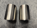 Stainless Steel Matt Brushed Exhaust Tips BMW M135i M140i M235i M240i 340i