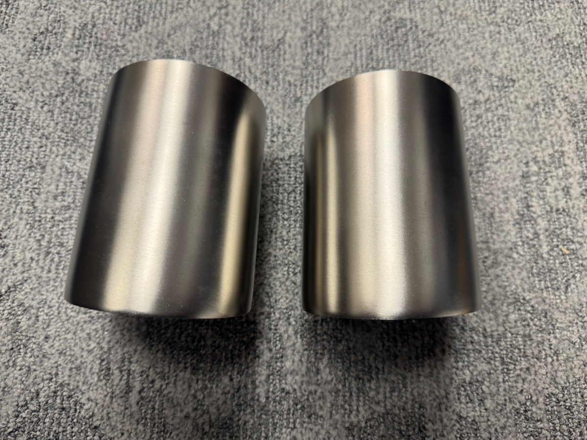 Stainless Steel Matt Brushed Exhaust Tips BMW M135i M140i M235i M240i 340i