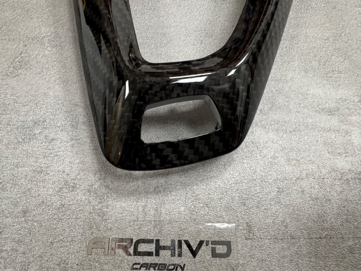 BMW F87 F80 F82 M2 M3 M4 Pre Preg Dry Carbon Fibre Gloss Gear Surround Trim