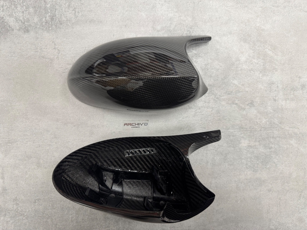 BMW 1 3 Series Dry Carbon Fibre Wing Mirror Covers E81 E82 E87 E88 E90 E92 2004+