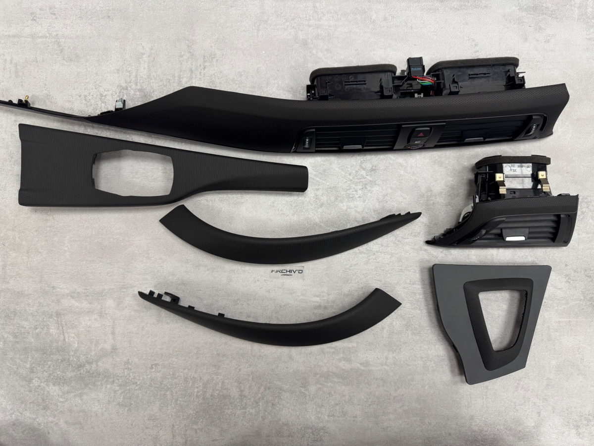 BMW 3 4 Series F30 F32 F80 F82  Interior Dashboard Trim Textured Matrix Black