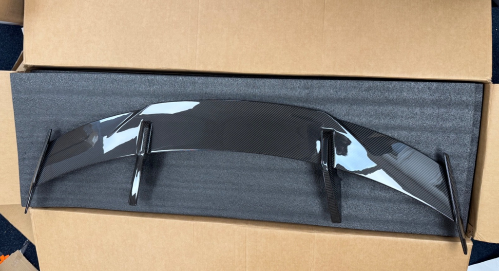 BMW M3 M4 G80 G82 Pre-Preg Dry Carbon Fibre Wing Spoiler – MP Style Aero Upgrade