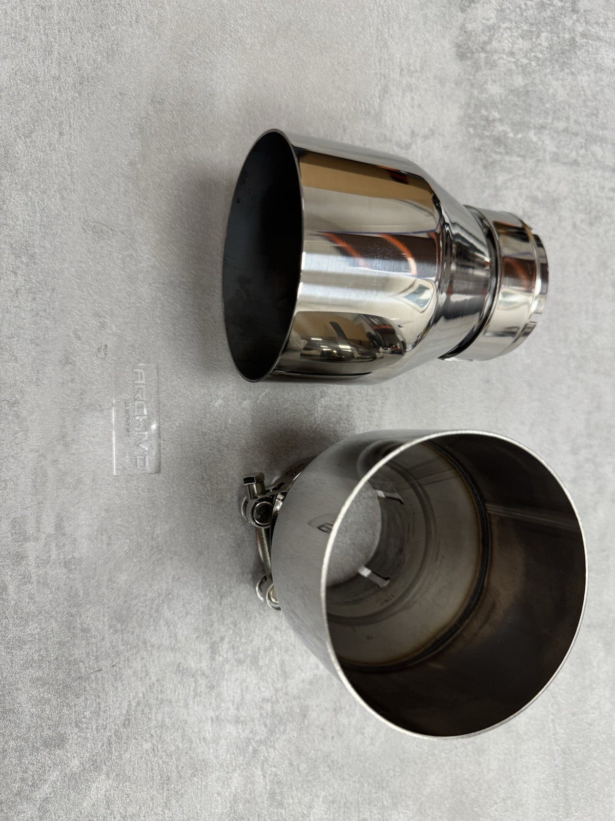 Stainless Steel Chrome Silver Exhaust Tips BMW M135i M140i M235i M240i 340i