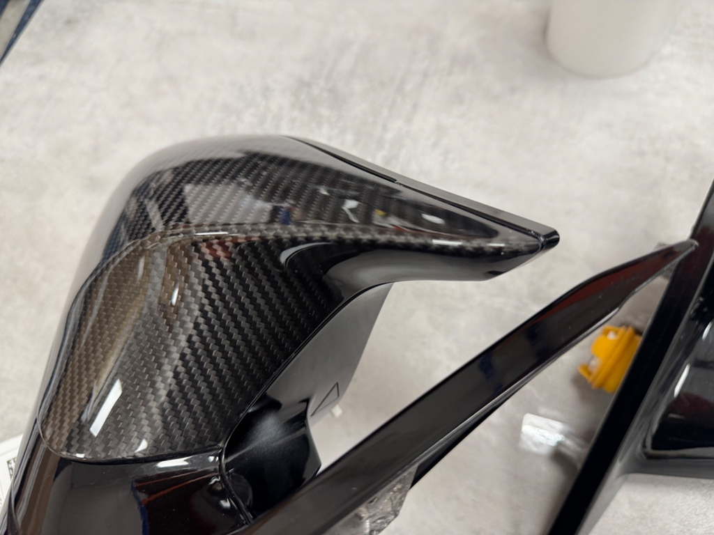 BMW M2 F87 M3 F80 M4 F82 Dry Carbon Fibre Wing Mirror Cover Caps RHD