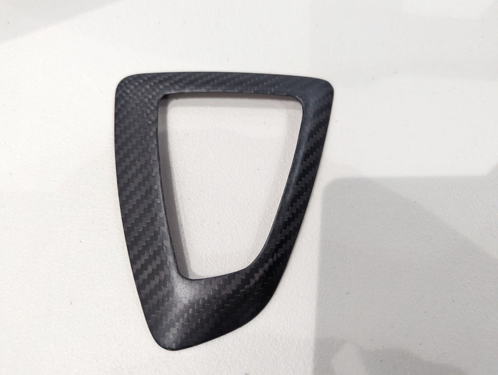 REAL CARBON FIBRE GEAR SURROUND TRIM BMW 1 2 3 4 SERIES F20 F22 F30 F32 F36 RHD