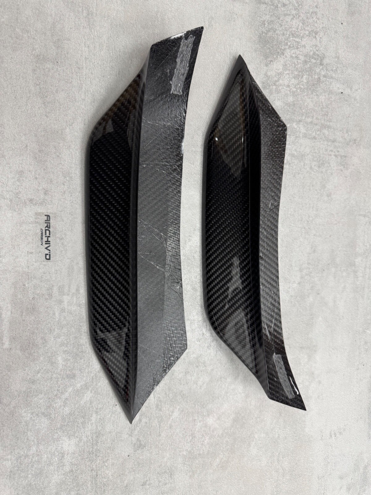 BMW F80 M3 F82 M4 Dry Carbon Fibre Front Bumper Upper Splitter Canards