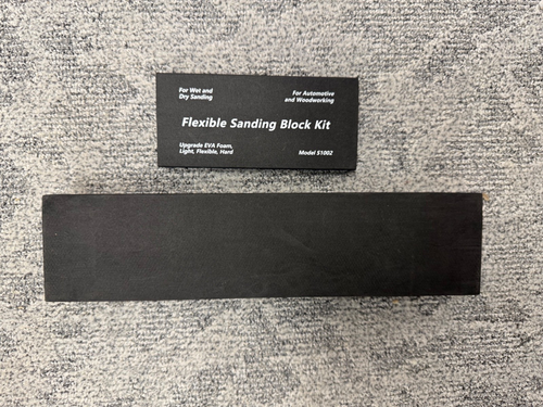 Automotive Sanding Block Kit Heavy Duty Flexible 2 Piece Contour Flat Sand
