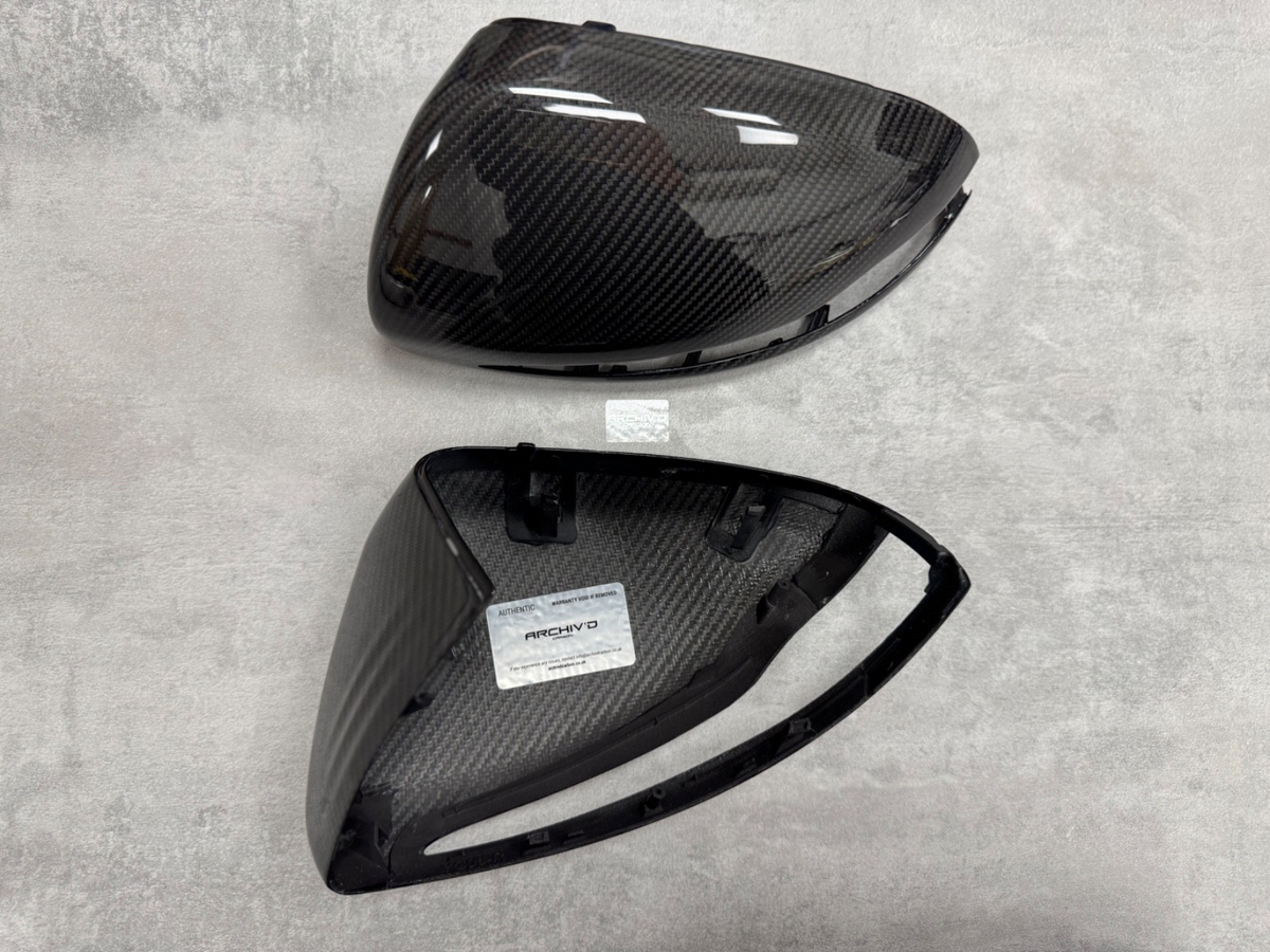 Mercedes Benz Pre Preg Carbon Fibre Mirror Cover Caps W205 C Class RHD