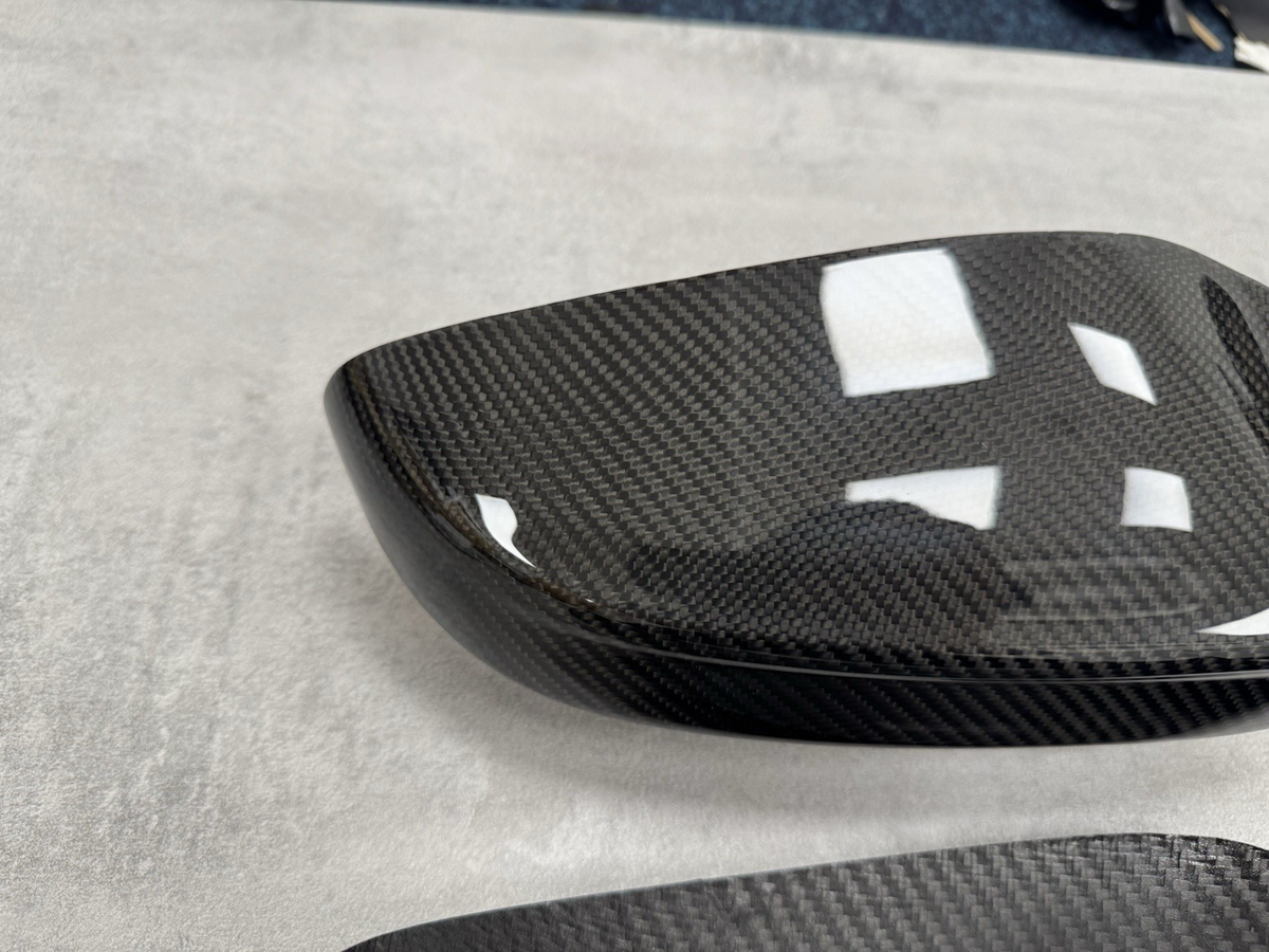 BMW M2 M3 M4 Pre-Preg Dry Carbon Fibre Gloss Wing Mirror Caps G42 G80 G82 G87