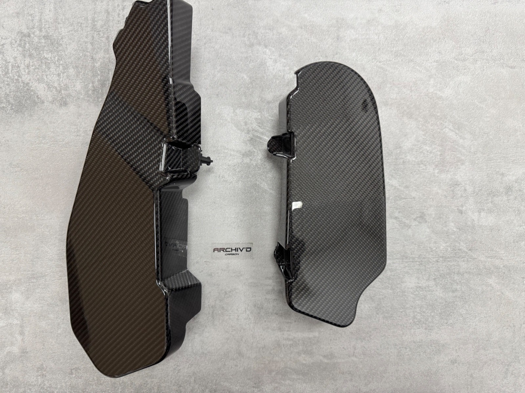 BMW G90 G99 M5 Pre Preg Dry Carbon Fibre Gloss Engine Cover 2025+