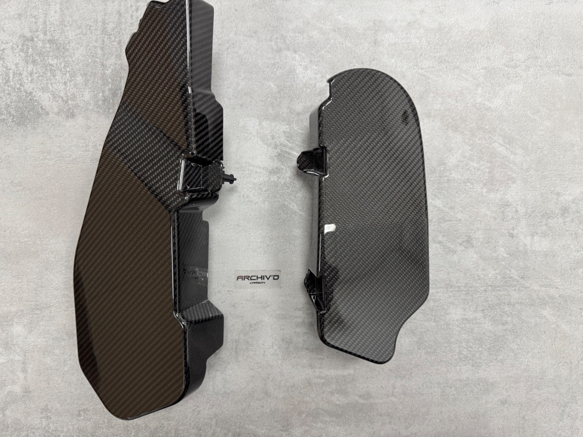 BMW G90 G99 M5 Pre Preg Dry Carbon Fibre Gloss Engine Cover 2025+