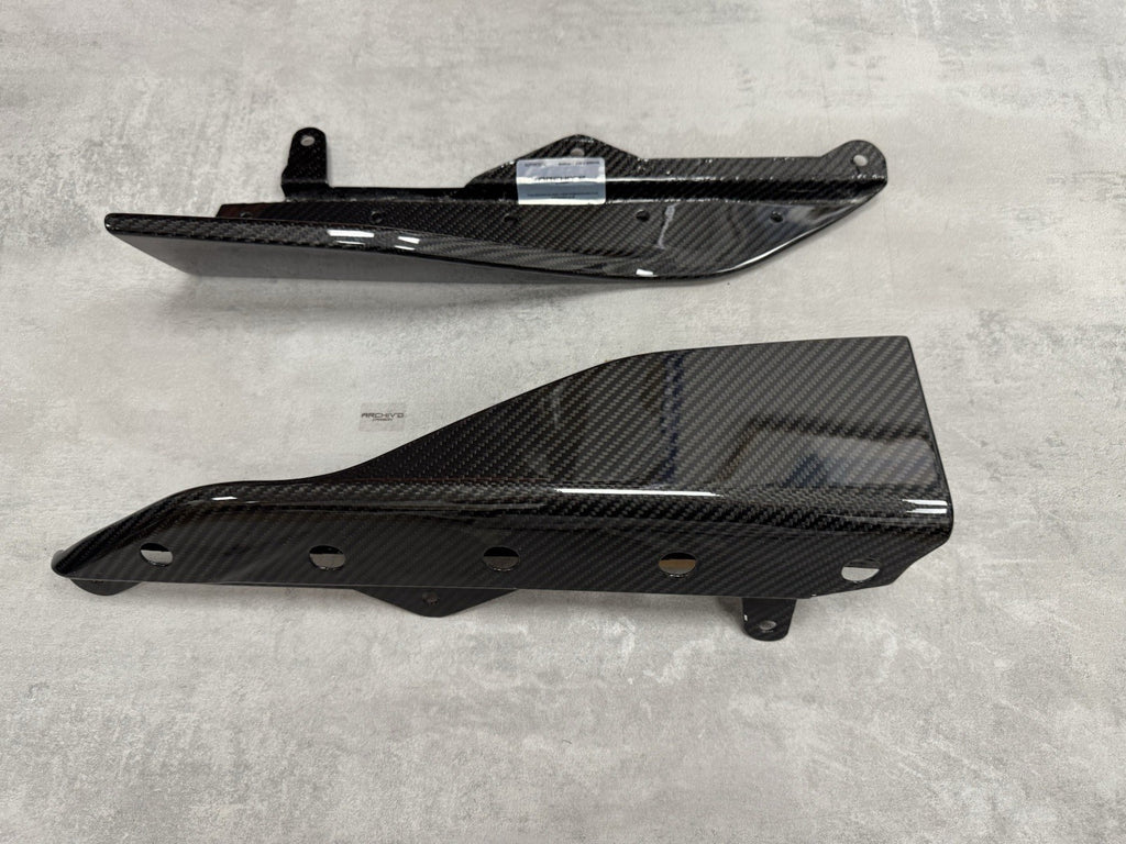 BMW 2 Series G42 M Sport Pre-Preg Dry Carbon Fibre Side Skirt Extensions 2022+