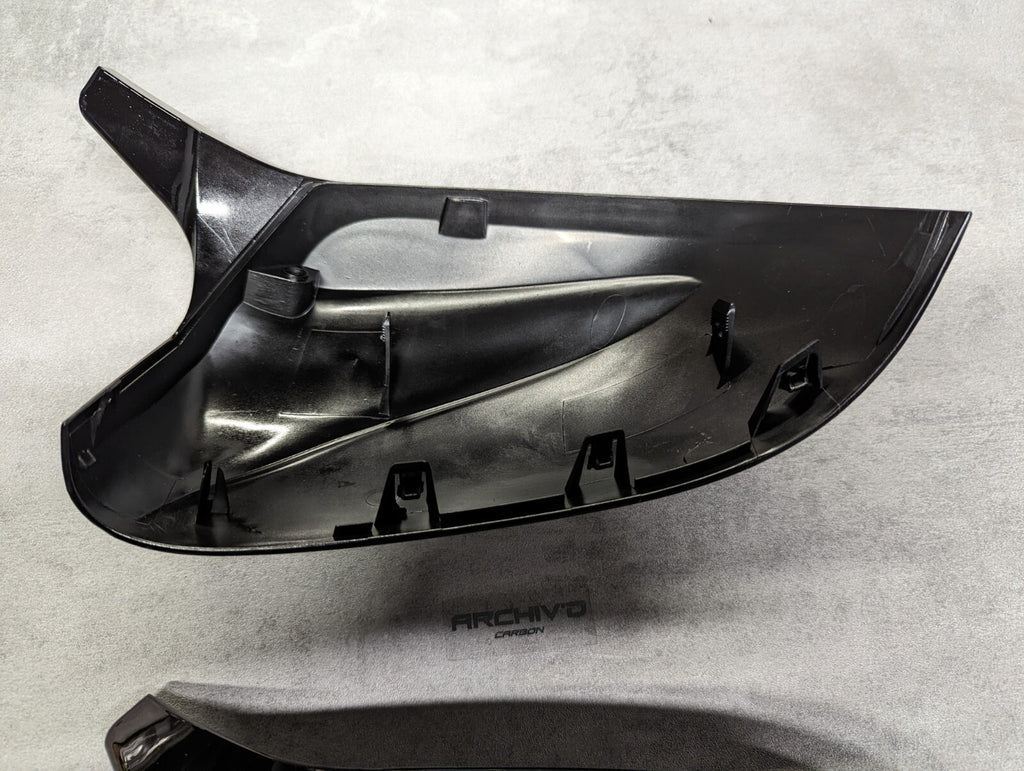 BMW X3 G01 X4 G02 X5 G05 Gloss Black Wing Mirror Cover Caps  2018+ RHD