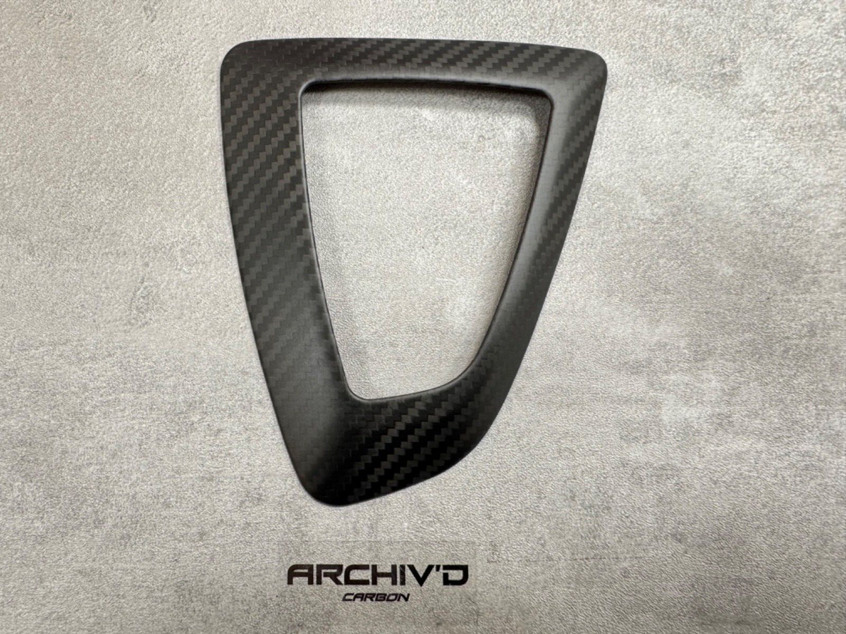 BMW 1 2 3 4 Series F20 F30 F32 F87 M2 Matt Carbon Gear Trim Surround RHD