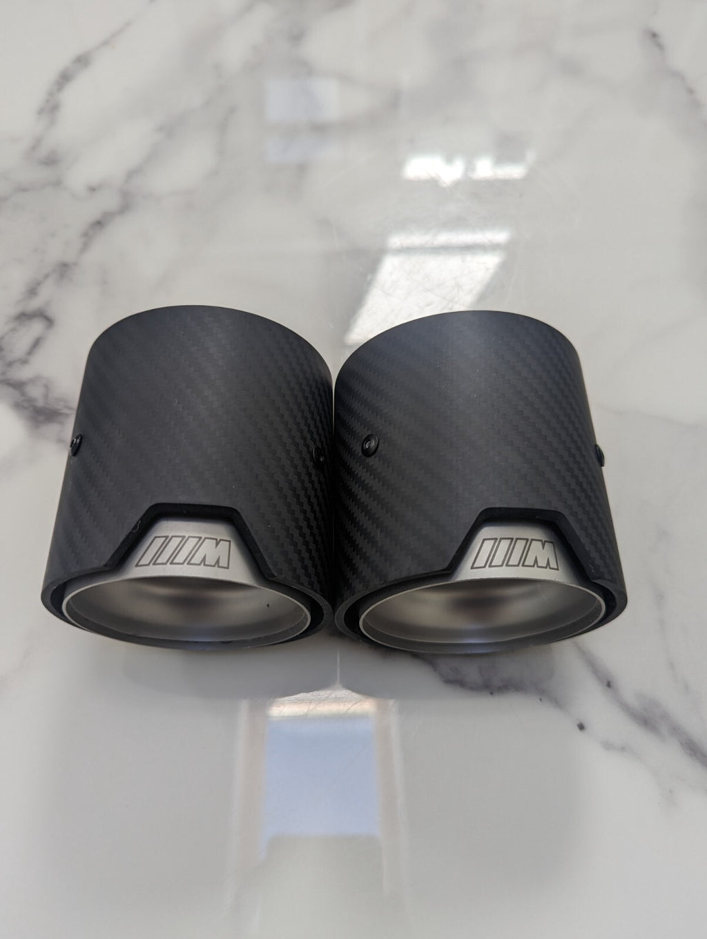 Carbon Fibre Exhaust Tips Matt BMW M135i M140i M235i M240i 340I