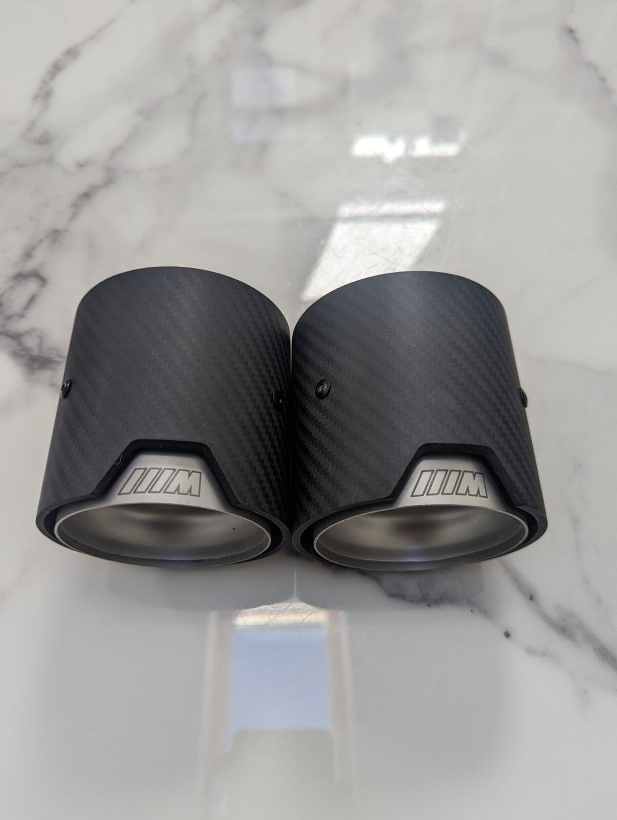 Carbon Fibre Exhaust Tips Matt BMW M135i M140i M235i M240i 340I