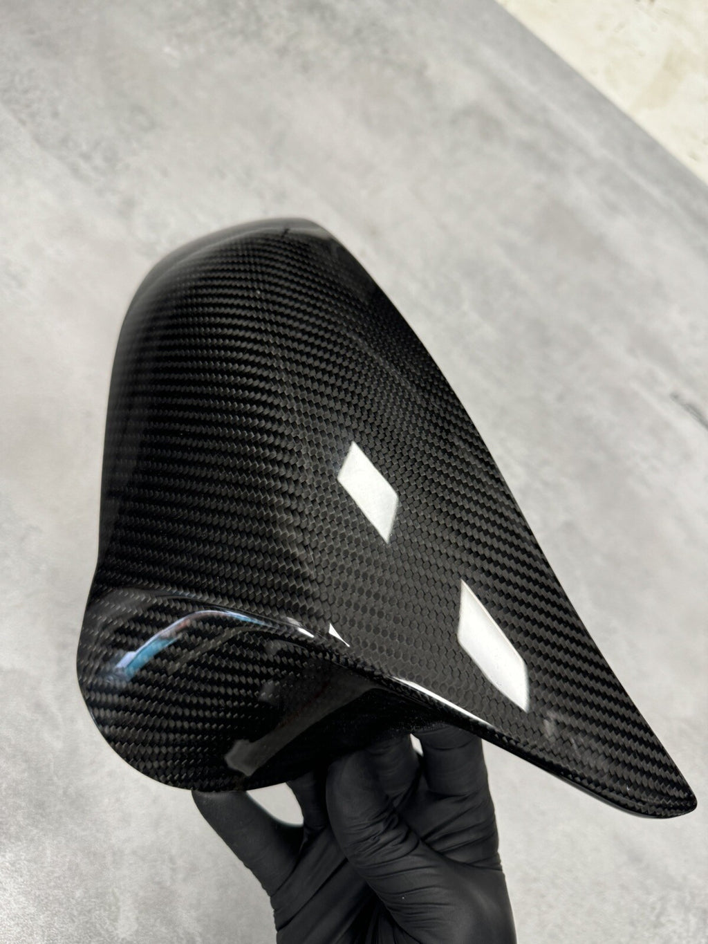 Real Dry Carbon Fibre Wing Mirror Caps Cover BMW F80 M3 F82 F83 M4 F87 M2 RHD