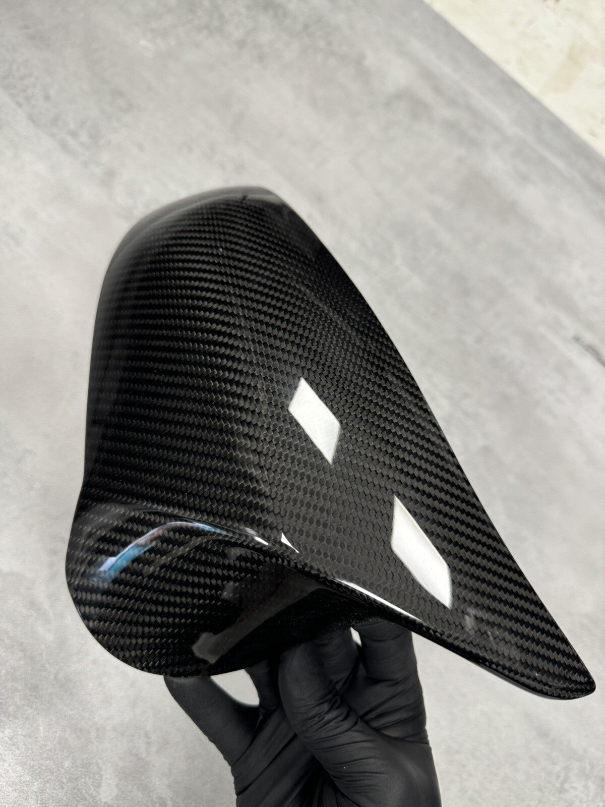 Real Dry Carbon Fibre Wing Mirror Caps Cover BMW F80 M3 F82 F83 M4 F87 M2 RHD