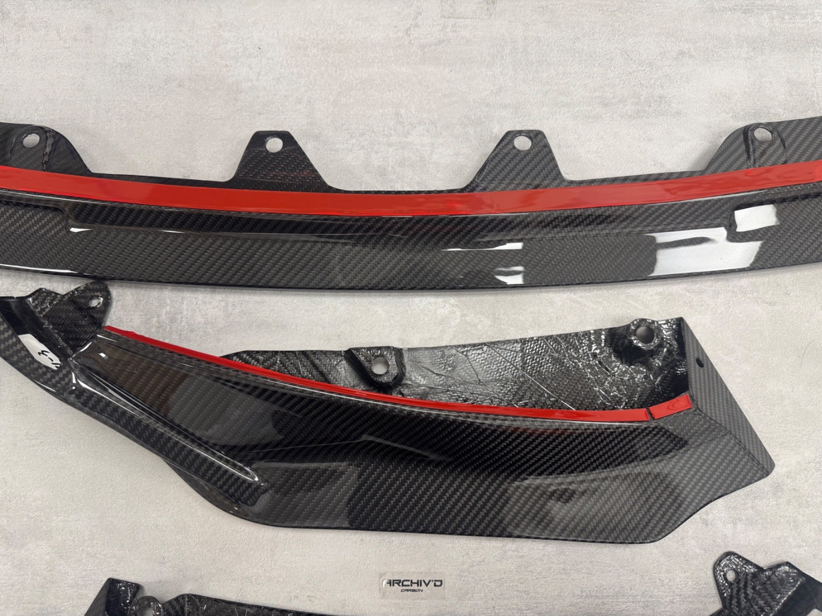 BMW M3 M4 G80 G81 G82 G83 Pre-Preg Dry Carbon Fibre Front Lip Splitter 2021+