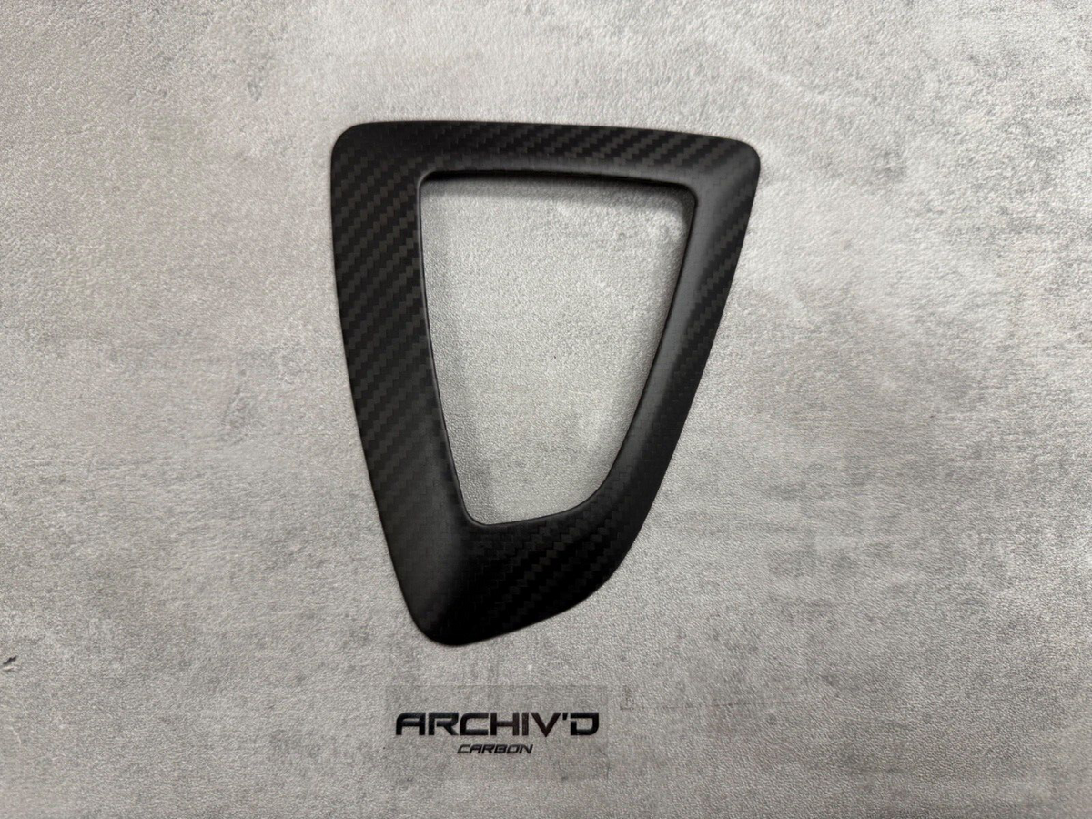BMW 1 2 3 4 Series F20 F30 F32 F87 M2 Matt Carbon Gear Trim Surround RHD