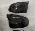 Real Carbon Fibre Wing Mirror Cover Caps BMW X3M X4M X5M X6M F97 F98 F95 RHD