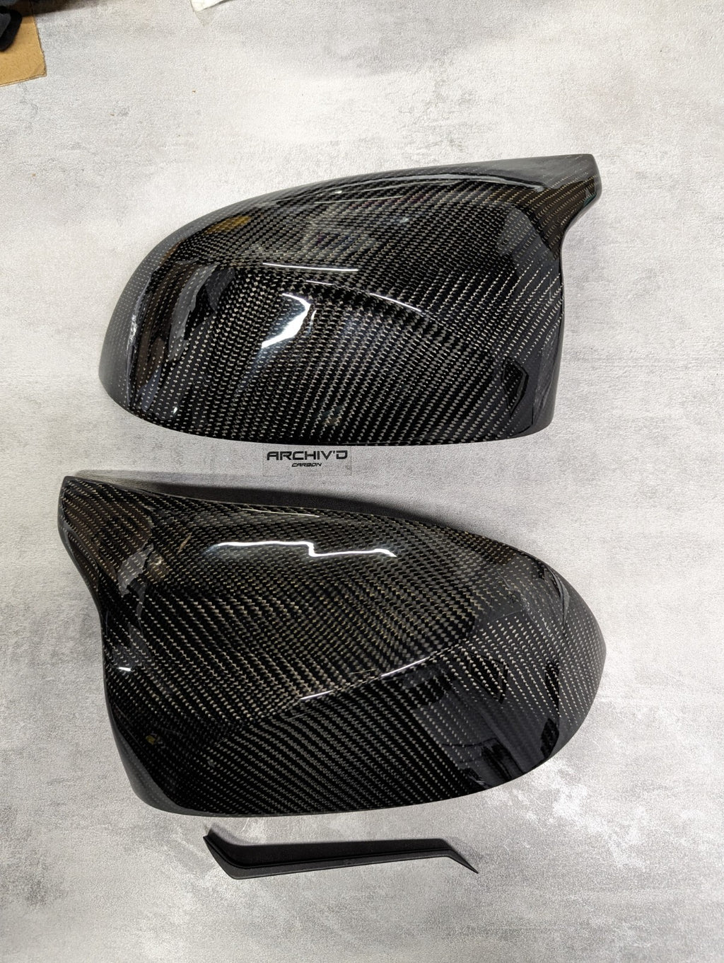Real Carbon Fibre Wing Mirror Cover Caps BMW X3M X4M X5M X6M F97 F98 F95 RHD
