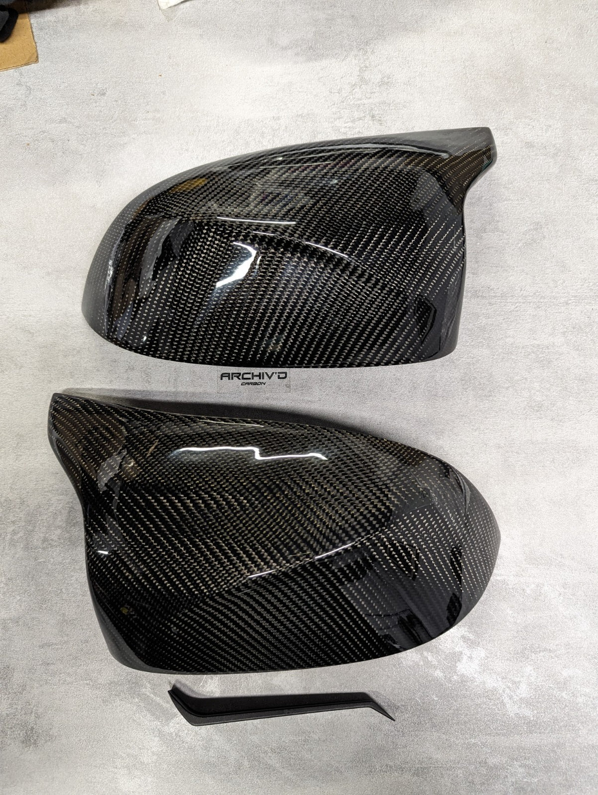 Real Carbon Fibre Wing Mirror Cover Caps BMW X3M X4M X5M X6M F97 F98 F95 RHD