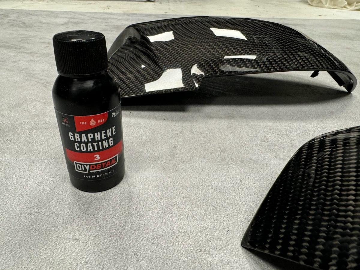 Genuine Carbon Fibre Wing Mirror Cover Caps BMW F20 F22 F30 F32 F87 M2 RHD