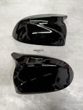 BMW X3 G01 X4 G02 X5 G05 Gloss Black Wing Mirror Cover Caps  2018+ RHD