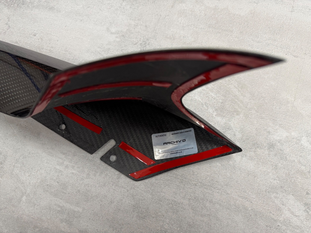 BMW M5 F90 Pre-Preg Dry Carbon Fibre Front Bumper Splitter  Canards 2017+