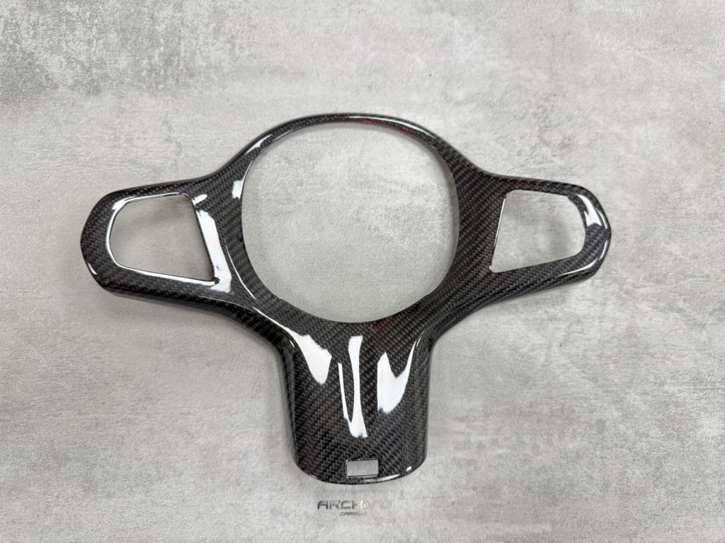 Dry Carbon Fibre Steering Trim Cover BMW G20 G32 G11 G12 G01 G02 G05 G80 G82