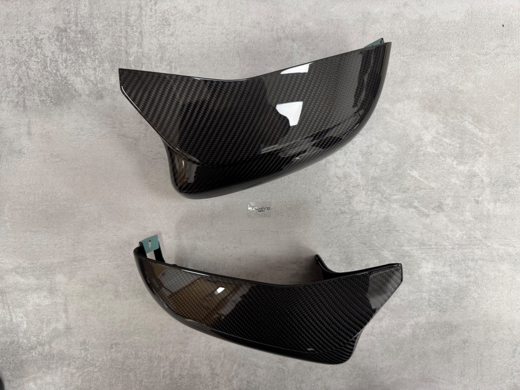 BMW F90 M5 F91 F92 M8 Wing Mirror Caps Pre-Preg Dry Carbon Fibre Covers RHD