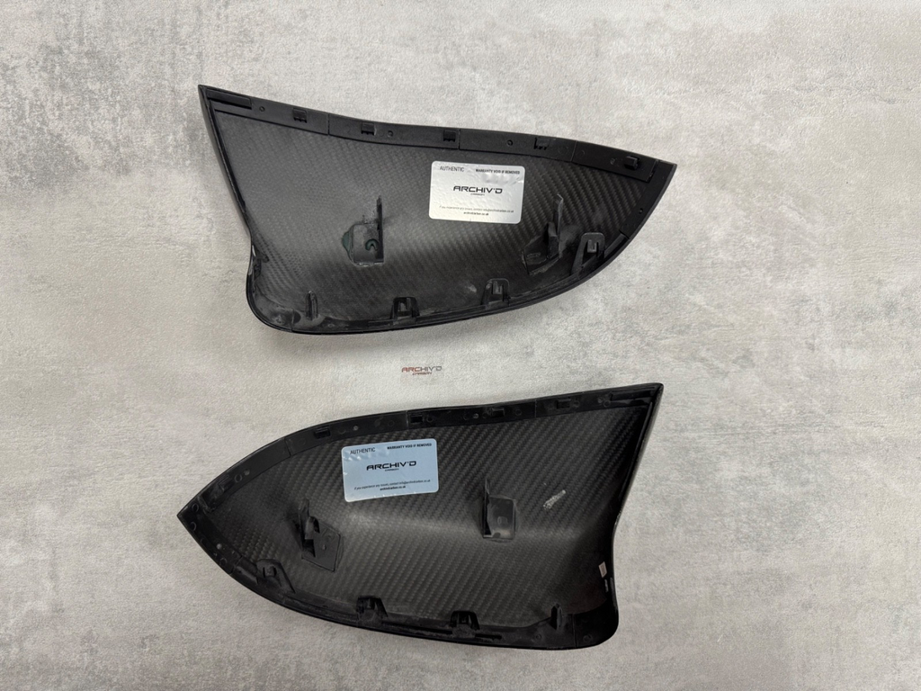 BMW F85 X5M F86 X6M Pre Preg Dry Carbon Fibre Mirror Caps Cover