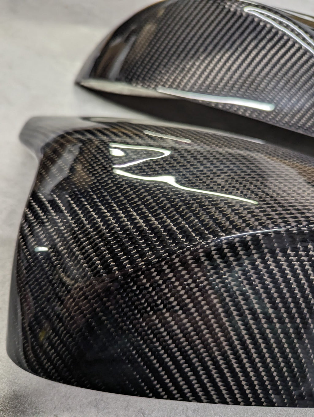 Real Carbon Fibre Wing Mirror Cover Caps BMW X3M X4M X5M X6M F97 F98 F95 RHD