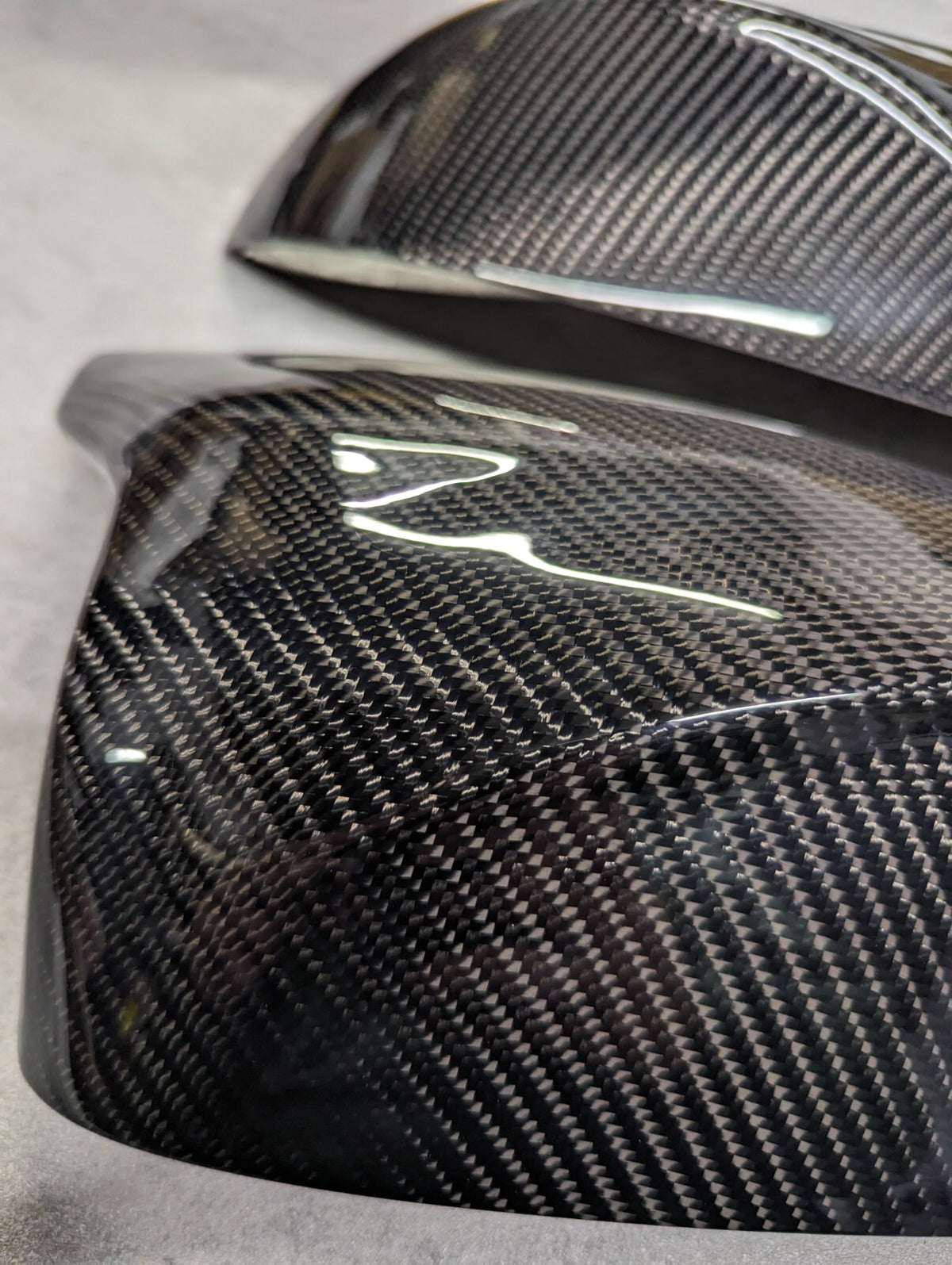 Real Carbon Fibre Wing Mirror Cover Caps BMW X3M X4M X5M X6M F97 F98 F95 RHD