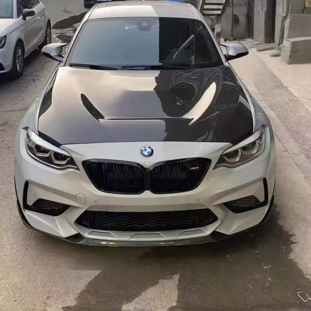 BMW 1 2 Series F20 F22 F87 M2 Carbon Fibre GTS Style Bonnet Hood Ceramic Coated