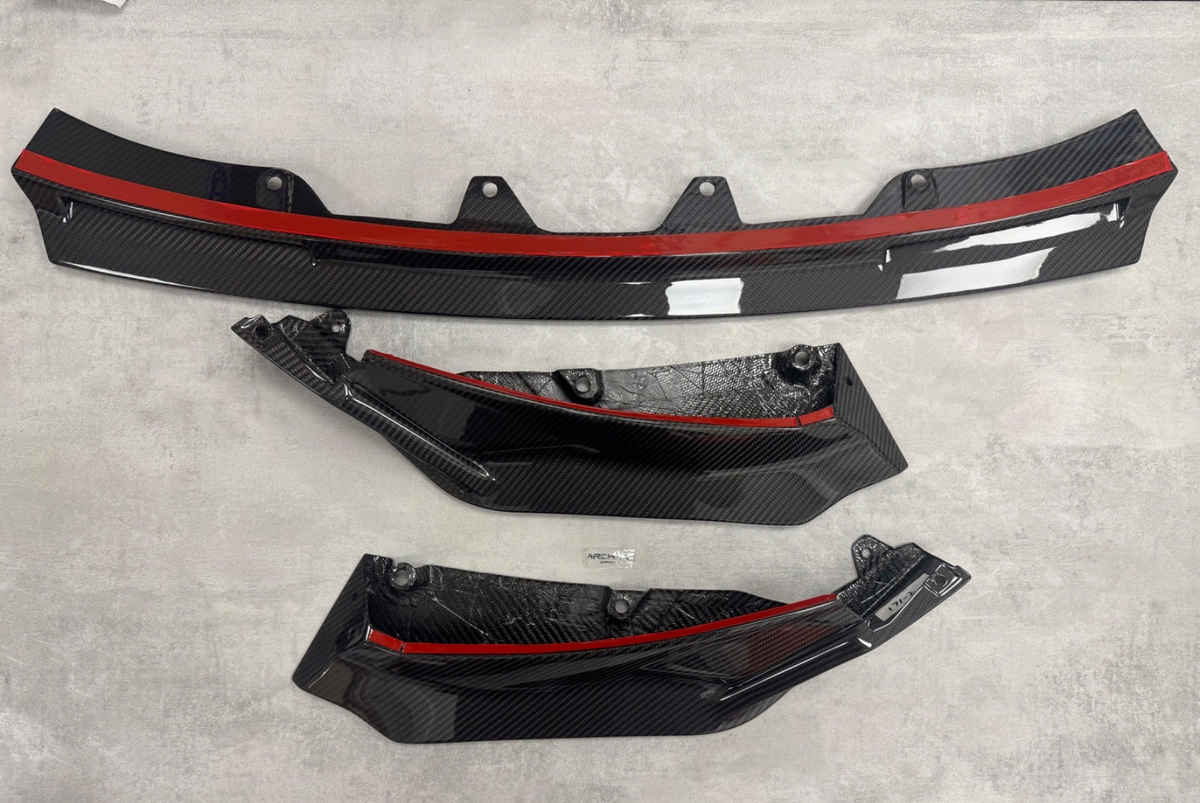 BMW M3 M4 G80 G81 G82 G83 Pre-Preg Dry Carbon Fibre Front Lip Splitter 2021+