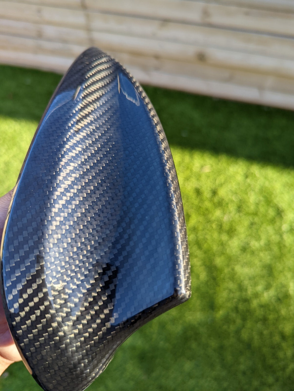 REAL CARBON FIBRE ANTENNA SHARK ROOF FIN BMW 1 SERIES F20 F21 F26 F45 F85 F86