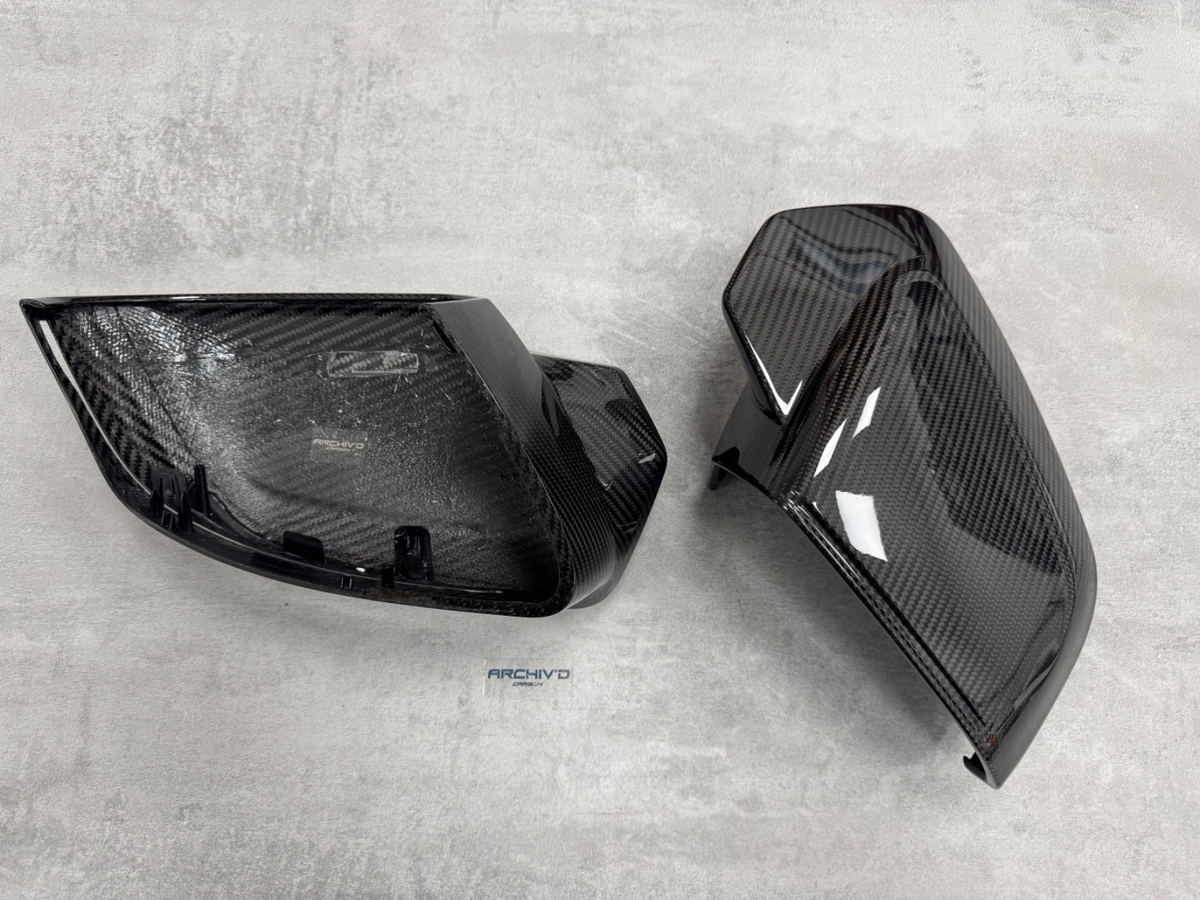 BMW M5 G90 Dry Carbon Fibre Mirror Cover Caps G60 G68 G70 G99 G45 G48