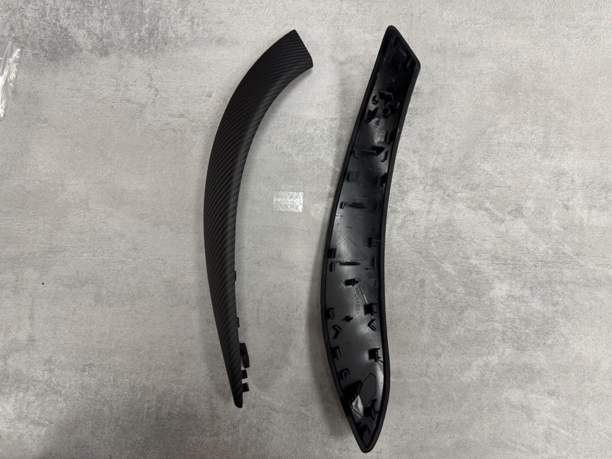 BMW 3 4 Series Dry Carbon Fibre Matt Interior Door Handle F30 F80 F31 F32 F36
