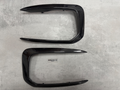 BMW F20 M135i M140i Real Carbon Fibre Front Bumper Grill Canards