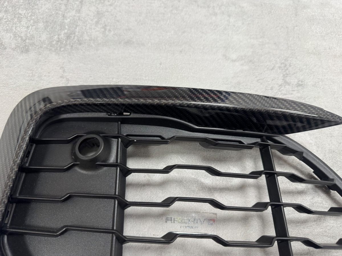 BMW F20 M135i M140i Real Carbon Fibre Front Bumper Grill Canards