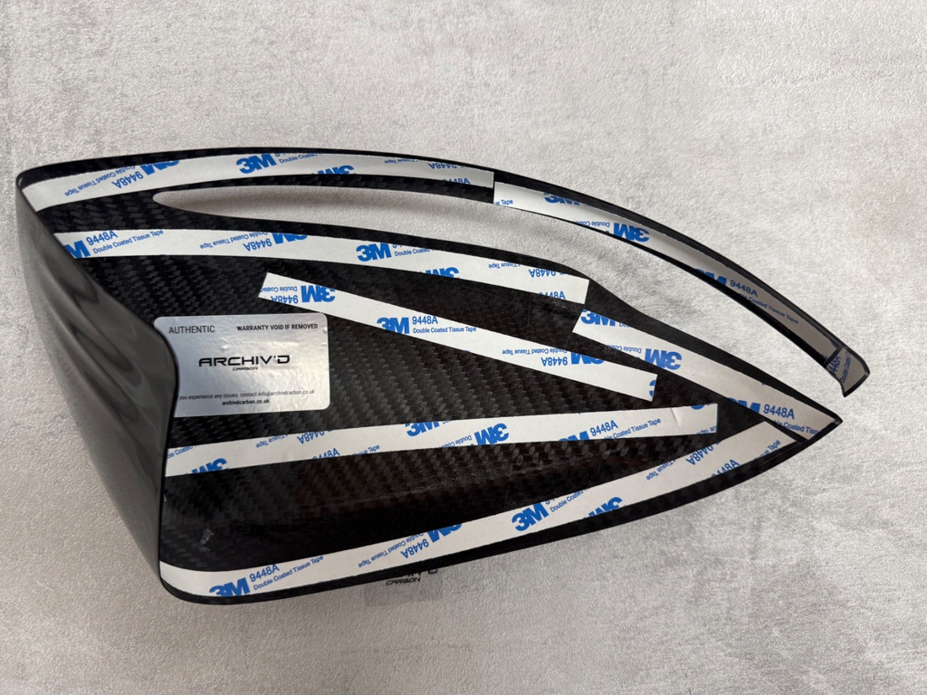 Mercedes Benz Wing Mirror Caps Genuine Dry Carbon Fibre Covers