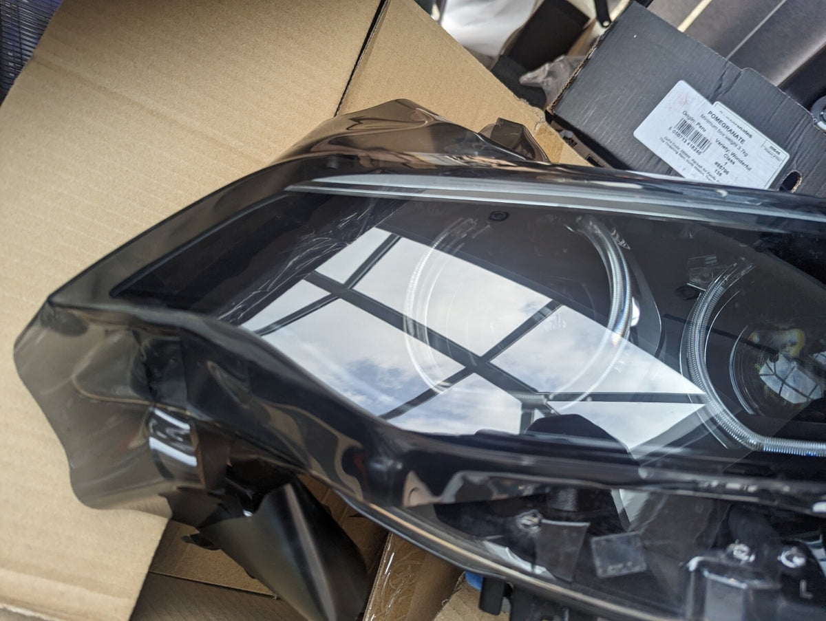 Premium Light Grey Smoke Tinted Headlight PPF Film TPU Self-Healing Gloss
