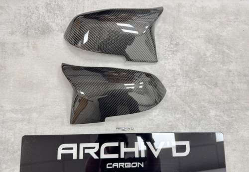 BMW 1 2 3 4 Series Carbon Fibre Gloss Mirror Cover Caps F20 F22 F30 F32 F87 M2