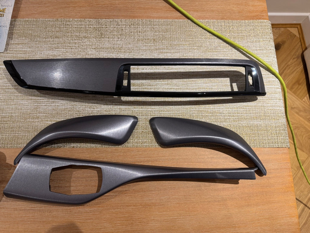 BMW 1 2 3 Series F20 F30 Interior Dashboard Trim Matrix Black - Wrapping Service
